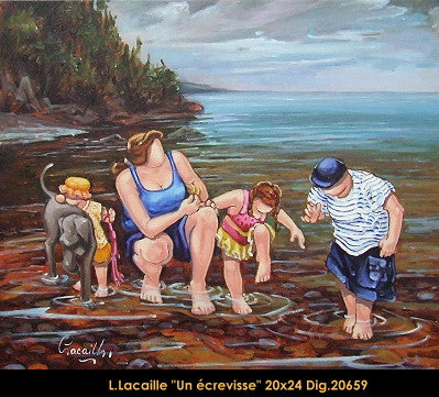 20659 - Un écrevisse - 20x24