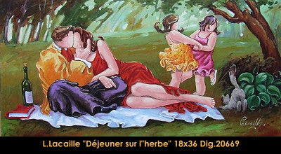 20669 - Déjeuner sur l'herbe - 18 x 36