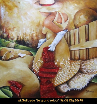 20678 - Marc Galipeau - Le grand retour - 36x36