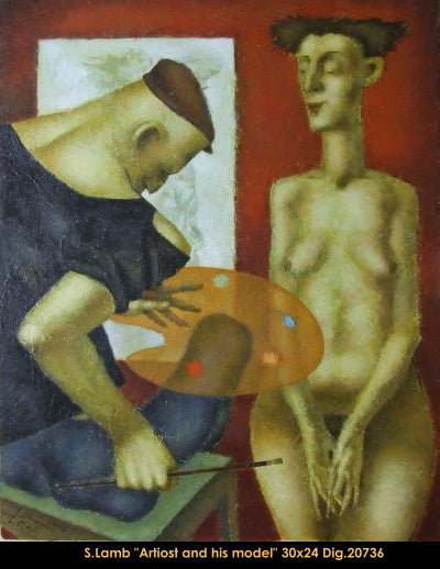 20736 - Steven Lamb - Artist & Model - 30x24
