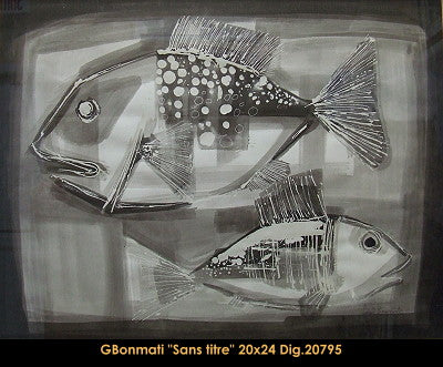 20795 - Gabriel Bonmati - Sans titre (oeuvre sur papier) - 20x24