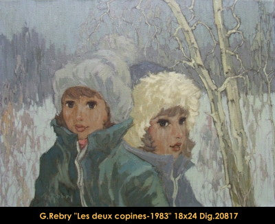20817 - Les deux copines - GASTON REBRY - 18x24