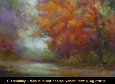 21019 - Claude Tremblay - Dans le miroir du souvenir - 12x18