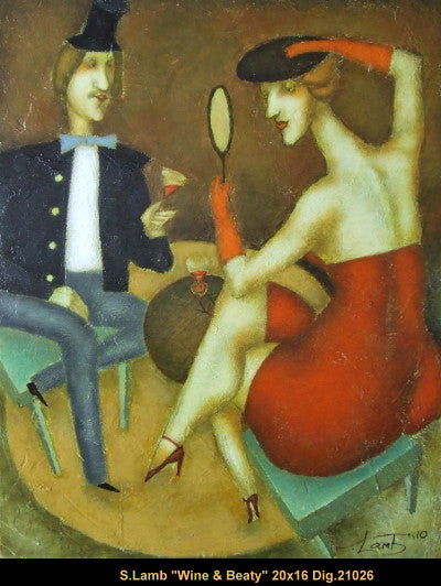 21026 - Steven Lamb - Wine & Beauty - 20x16