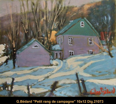 21073 - Gilles Bedard - Petit Rang de campagne - 10x12