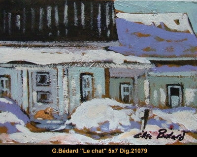 21079 - Gilles Bedard - Le chat - 5x7