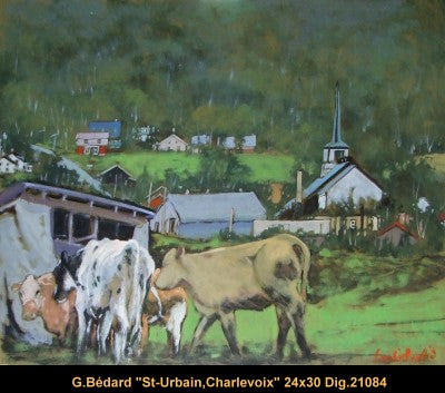 21084 - Gilles Bedard - St-Urbain. Charlevoix - 24x30
