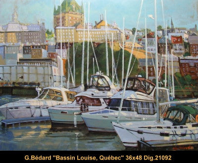 21092 - Gilles Bedard - Bassin Louise - 36x48
