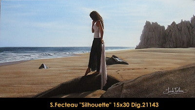 21143 - Sarah Fecteau - Silhouette (Hyper réaliste) - 15x30