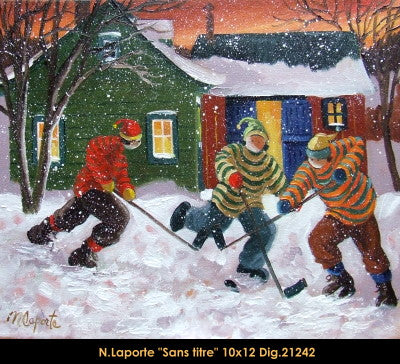 21242 - Nicole Laporte - Sans titre - 10x12