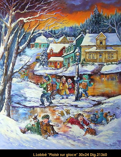 21360 - Plaisir sur glace LISE LABBÉ - 30x24