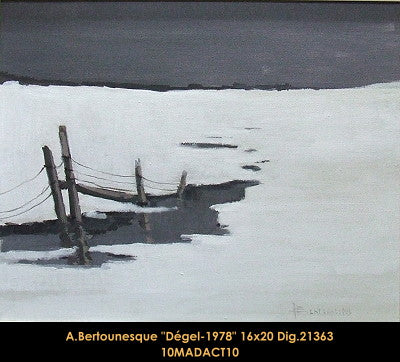 21363 - Dégel - ANDRÉ BERTOUNESQUE - 16x20