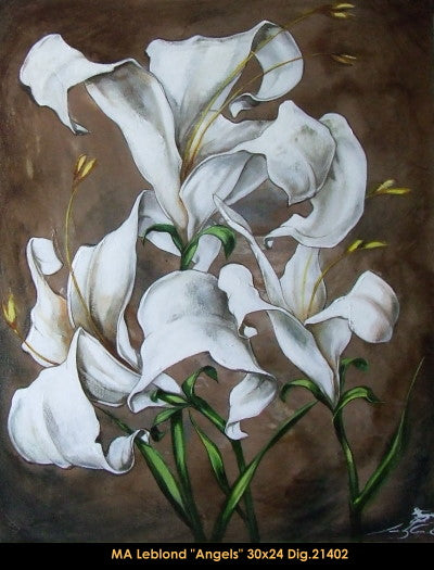 21402 - Angels - M.A.LEBLOND - 30x24