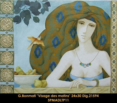 21594 - Gabriel Bonmati - Visages des matins d'été - 24x30