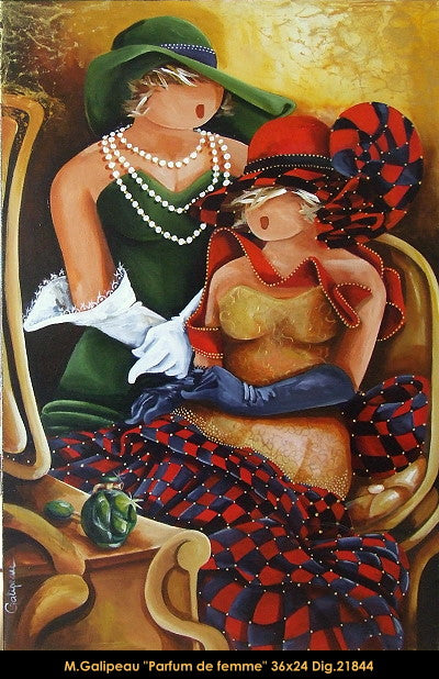 21844 - Marc Galipeau - Parfum de femme - 36x24