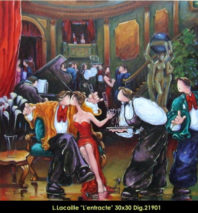 21901 - L'entracte - 30 x 30