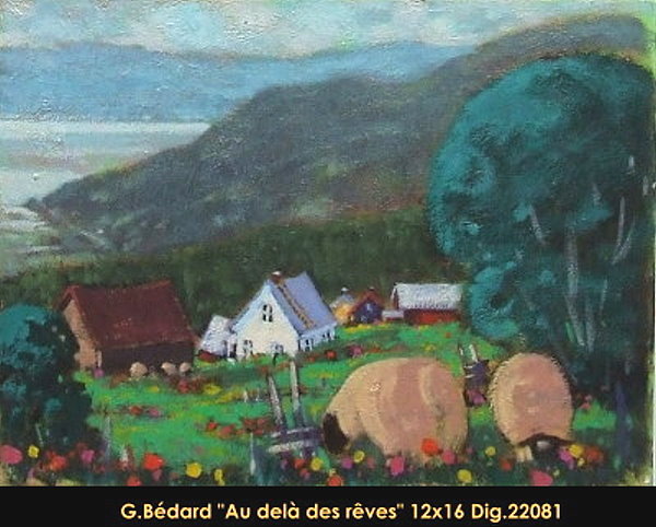 22081 - Gilles Bedard - Au delà des rêves - 12x16