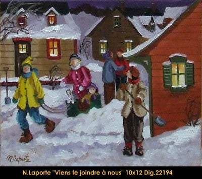 22194 - Nicole Laporte - Viens te joindre à nous - 10x12