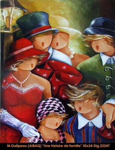 22247 - Marc Galipeau - Une histoire de famille - 30x24