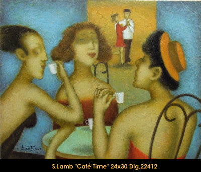 22412 - Steven Lamb - Café Time - 24x30