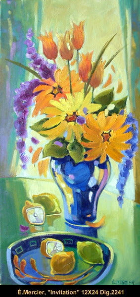 2241 - Invitation - ÉLAINE MERCIER - 24x12