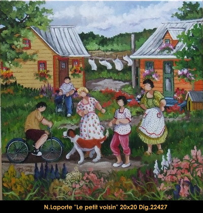 22427 - Le petit voisin - 20x20