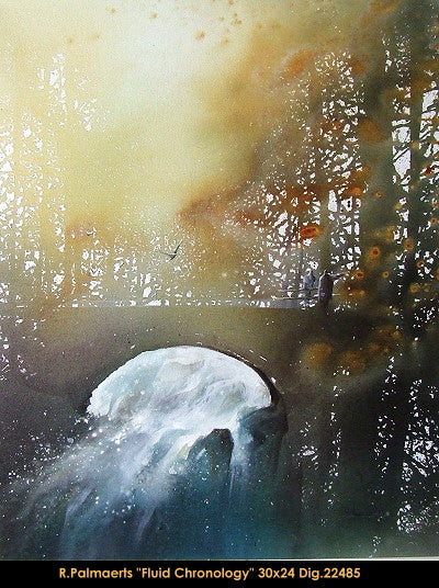 22485 - Roland Palmaerts - Fluid Chronology - 30x24