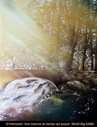 22486 - Roland Palmaerts - Une mesure du temps qui passe - 30x24