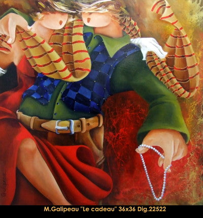 22522 - Marc Galipeau - Le cadeau - 36x36