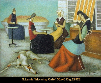 22528 - Steven Lamb - Morning Café - 30x40