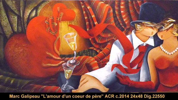 22550 - Marc Galipeau - Coeur de pere - 24x48