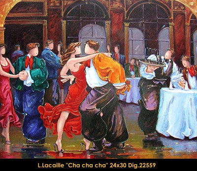 22559 - LACAILLE Lise - Cha cha cha - 24x30