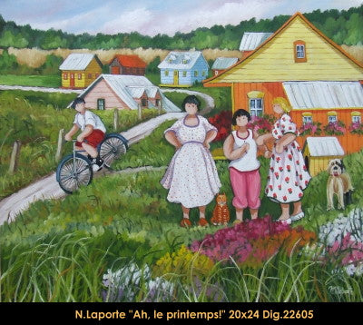 22605 - Ah, le printemps! - 20x24