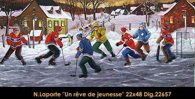 22657 - Nicole Laporte - Un rêve de jeunesse - 22x48