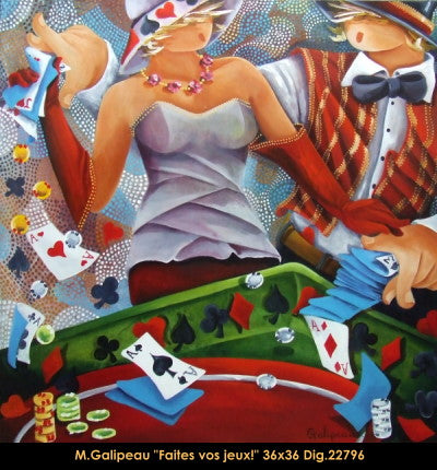 22796 - Marc Galipeau - Faites vos jeux! - 36x36