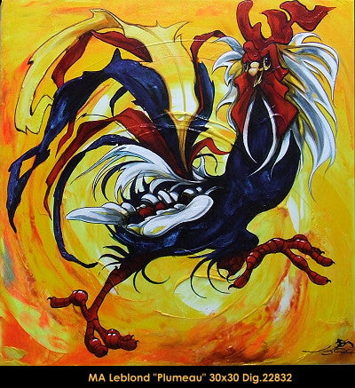 22832 - Marie-Andree Leblond - Plumeau - 30x30