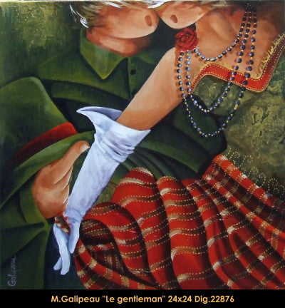 22876 - Marc Galipeau - Le gentleman - 24x24