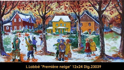 23039 - Lise Labbe - Premiere neige - 12x24