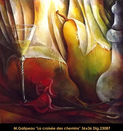 23087 - Marc Galipeau - La croisée des chemins - 36x36