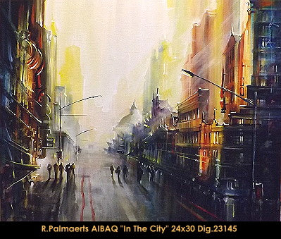 23145 - Roland Palmaerts - In the City - 24x30