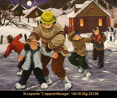 23158 - L'apprentissage - 14x18