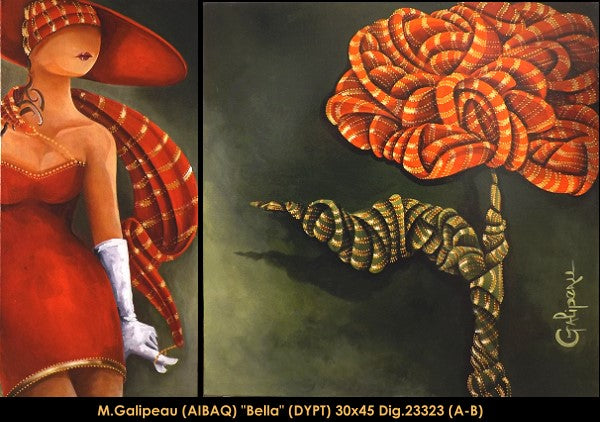 23323 - Marc Galipeau - Bella (dyptique) 30x45