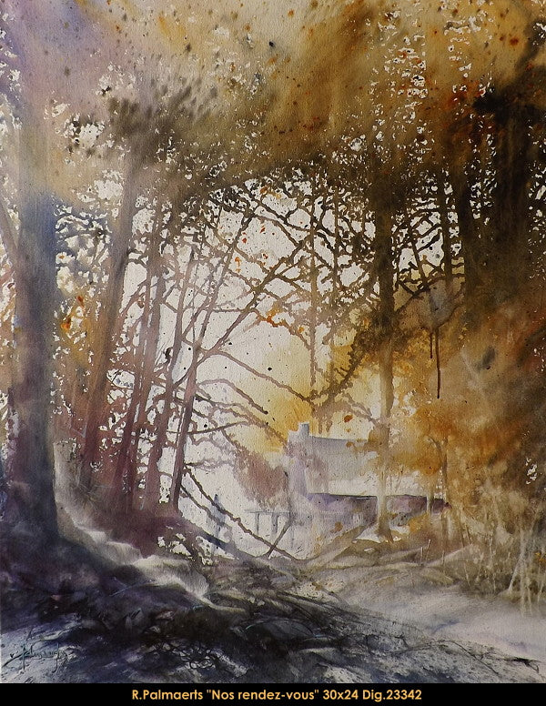 23342 - Roland Palmaerts - Nos rendez-vous - 30x24