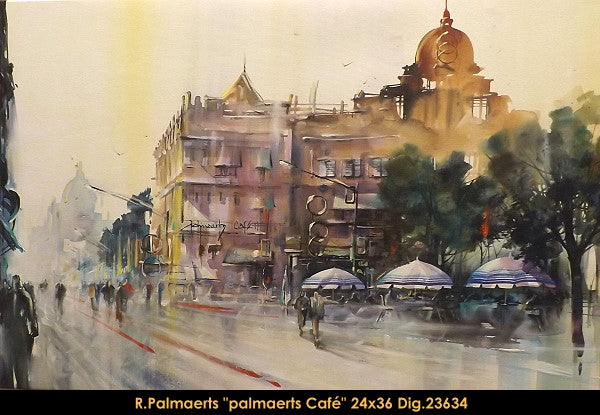 23634 - Roland Palmaerts - Palmaerts Café - 24x36