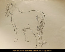 Charger l&#39;image dans la galerie, 23779 - Paul &#39;tex&#39; Lecor - sans titre - 14x10 Dessin encadré
