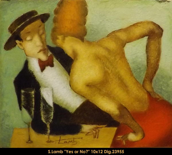 23955 - Steven Lamb - Yes or No - 10x12