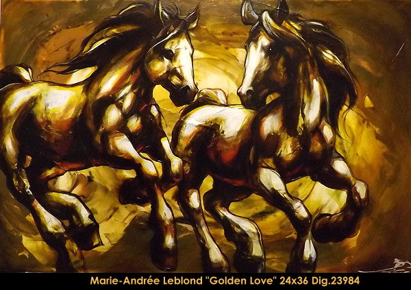 23984 - Marie-Andree Leblond - Golden Love - 24x36