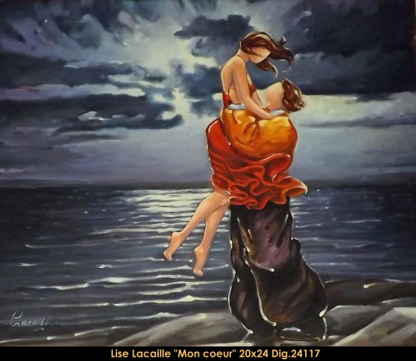 24117 - Mon cœur - 20x24