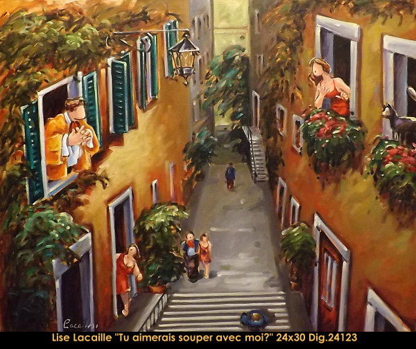 24123 - Tu aimerais souper avec moi? - 24x30