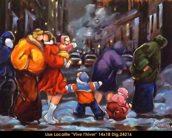 24216 - Vive l'hiver - 14x18